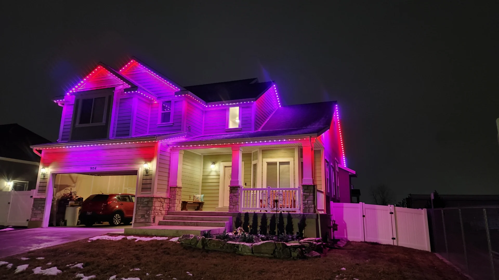 Valentine's Day Lighting Idaho Falls
